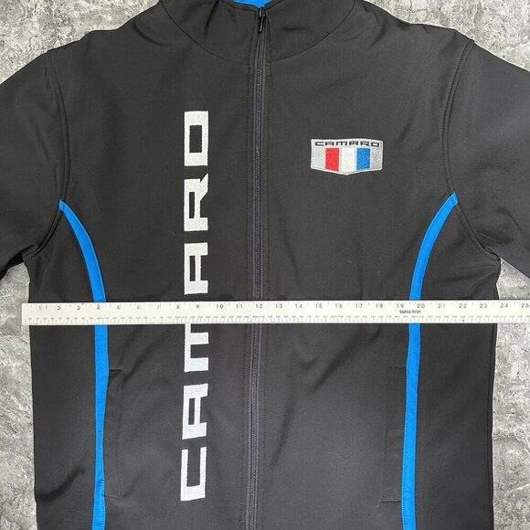 Camaro All Season Softshell Calhoun Unisex Jacket Size XXL Black Blue - Picture 4 of 5